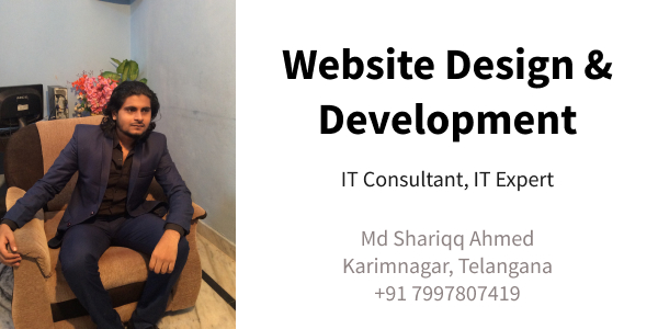 website design & development - shariqq.com